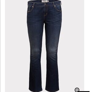 Torrid Slim Boot Jeans Dark Wash Plus Size 12R NWT